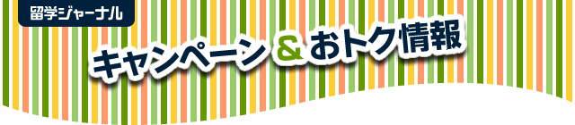 キャンペーン&おトク情報