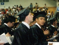 アメリカの大学の卒業式