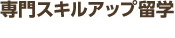 専門スキルアップ留学