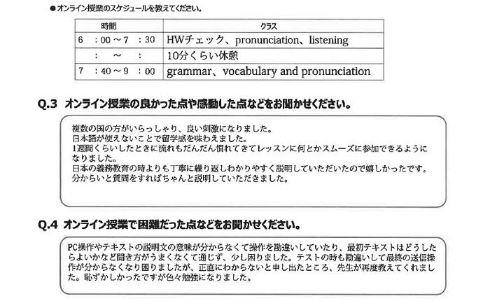 日本語が使えないことで留学感を味わえました