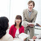 英会話レッスンの様子の写真