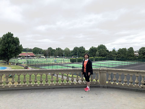 イギリス・ウィンブルドンの留学の様子