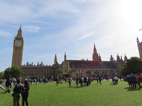 イギリス・ワーズィングの風景